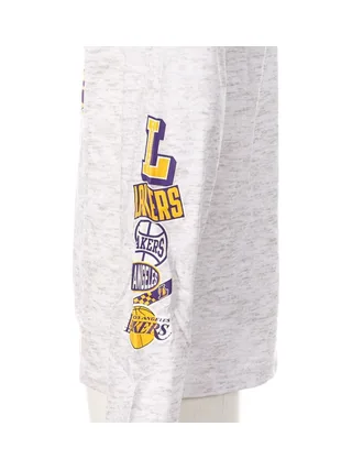 T-shirt Manches Longues Gris Garçon NBA Los Angeles Lakers 3