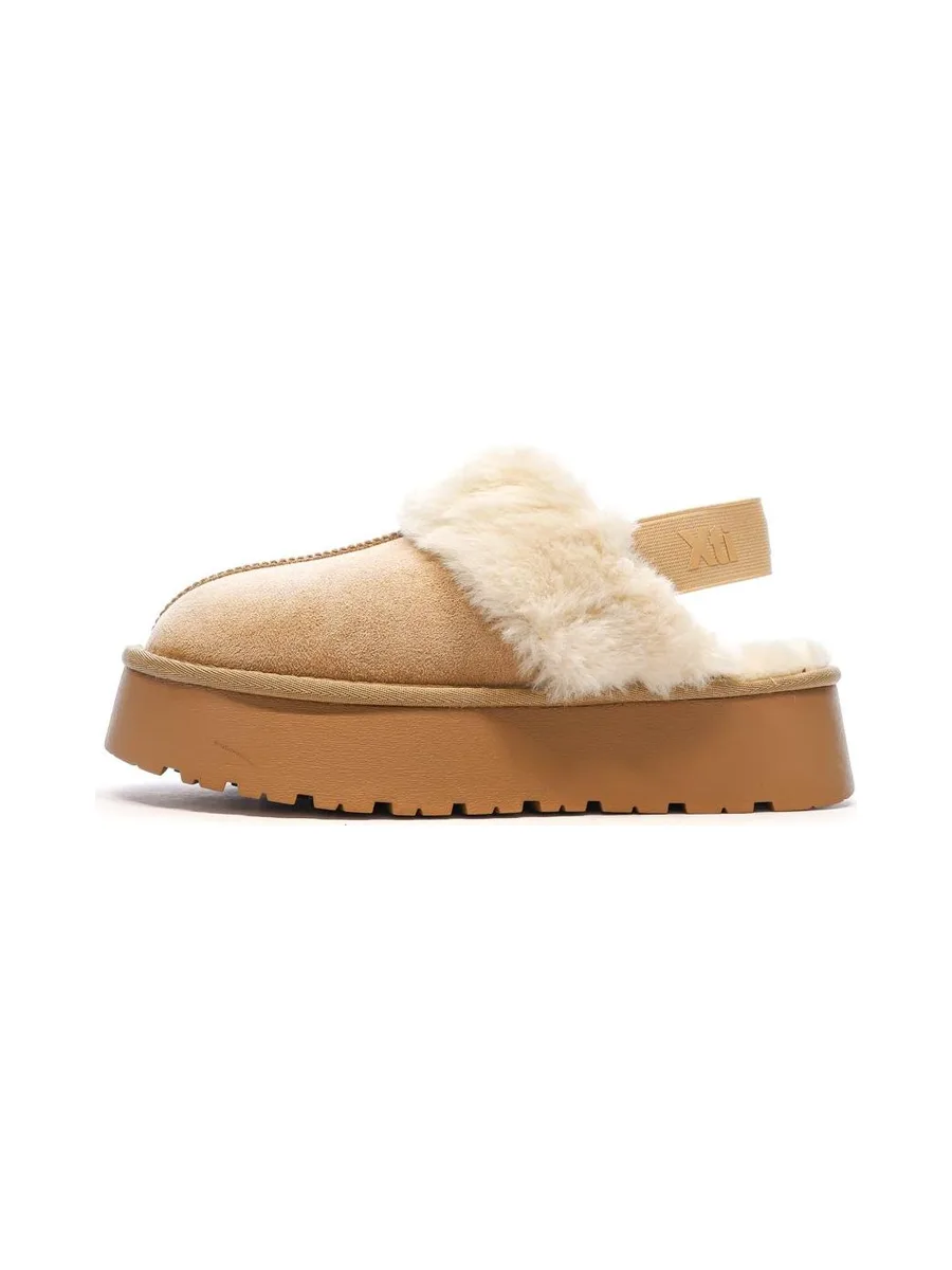 Sabots fourrés à élastique Beige Femme Xti Microfiber 2