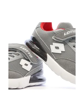 Baskets Grises/Blanches Garçon Lotto Novara 7