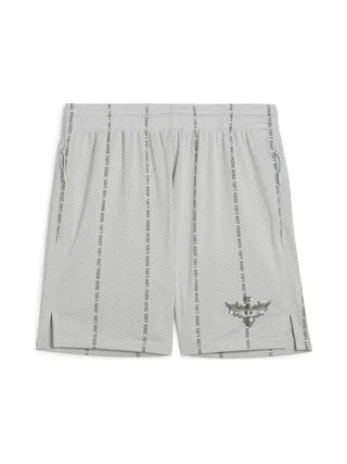 Short de Basketball Gris Homme Puma Melo Alwayz 1