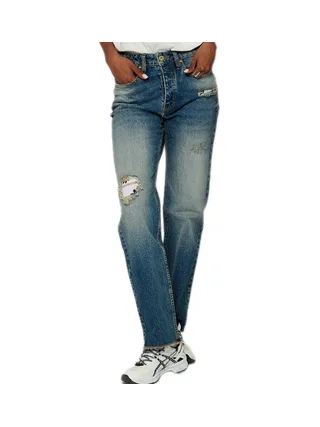 Jean Droit Bleu Femme Kaporal BEKKI 1