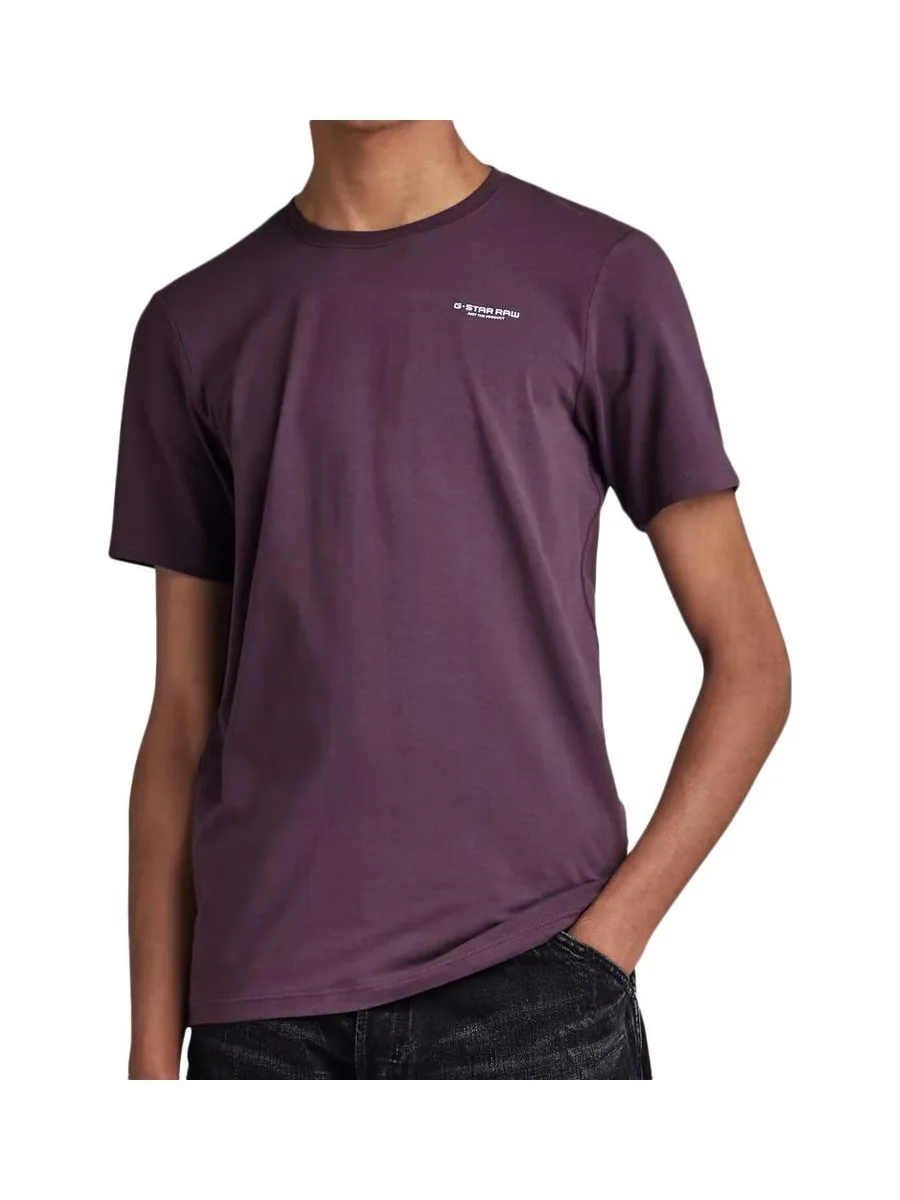 T-shirt Violet Homme G-Star Raw D19070 2