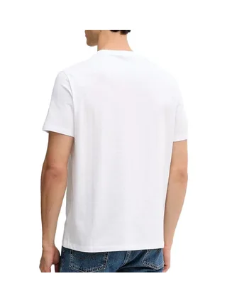 T-Shirt Blanc Homme Calvin Klein Jeans Ckny LV04RD816G 2