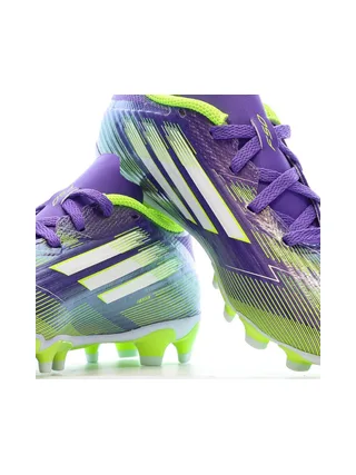 Baskets Violet/Verte Garçon Adidas F50 League 7