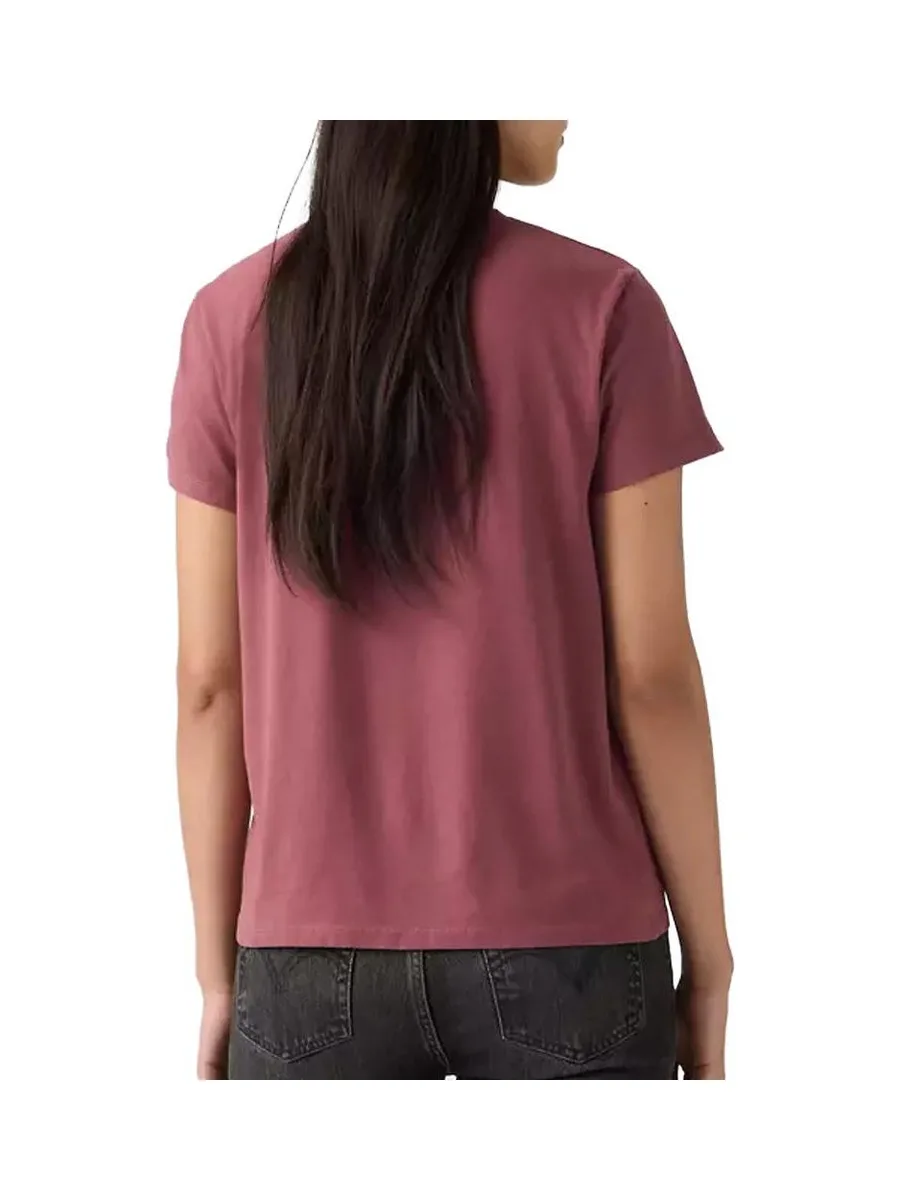 T-Shirt Bordeaux Femme Levi's Perfect 1 3