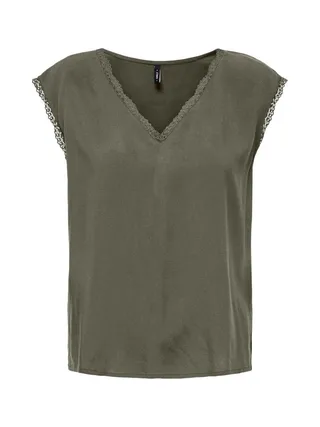 T-Shirt Kaki Femme Only Selina 1