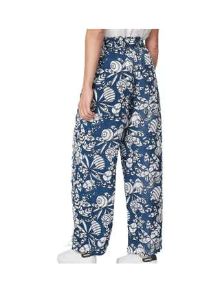 Pantalon Bleu à Fleurs Femme TBS JANIEPAN 2