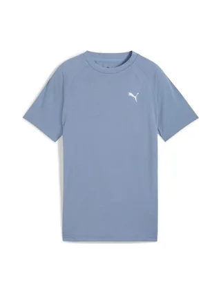 T-Shirt Bleu Garçon Puma Evostripe 1