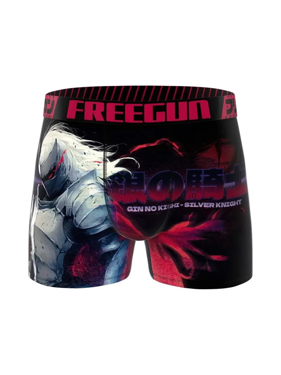 Boxer Noir/Rose Garçon Freegun Monstre 2