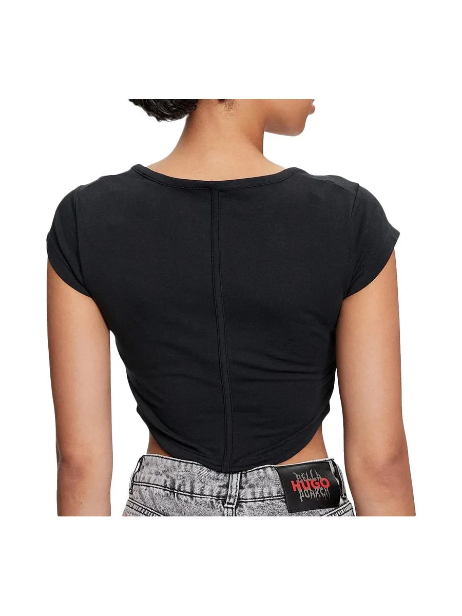 T-Shirt Noir Femme Converse Corset 3