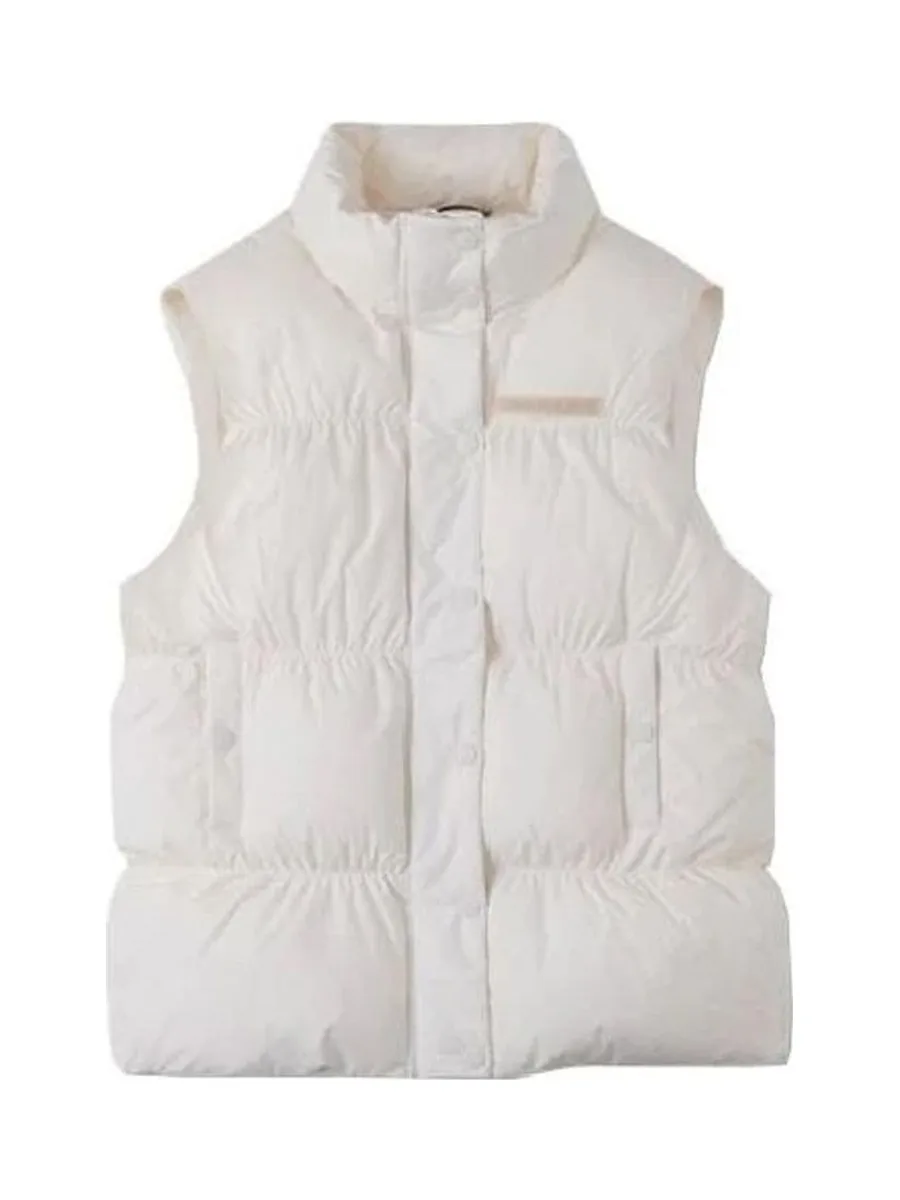 Doudoune Sans Manches Ecru Femme Converse Super Puffer 2