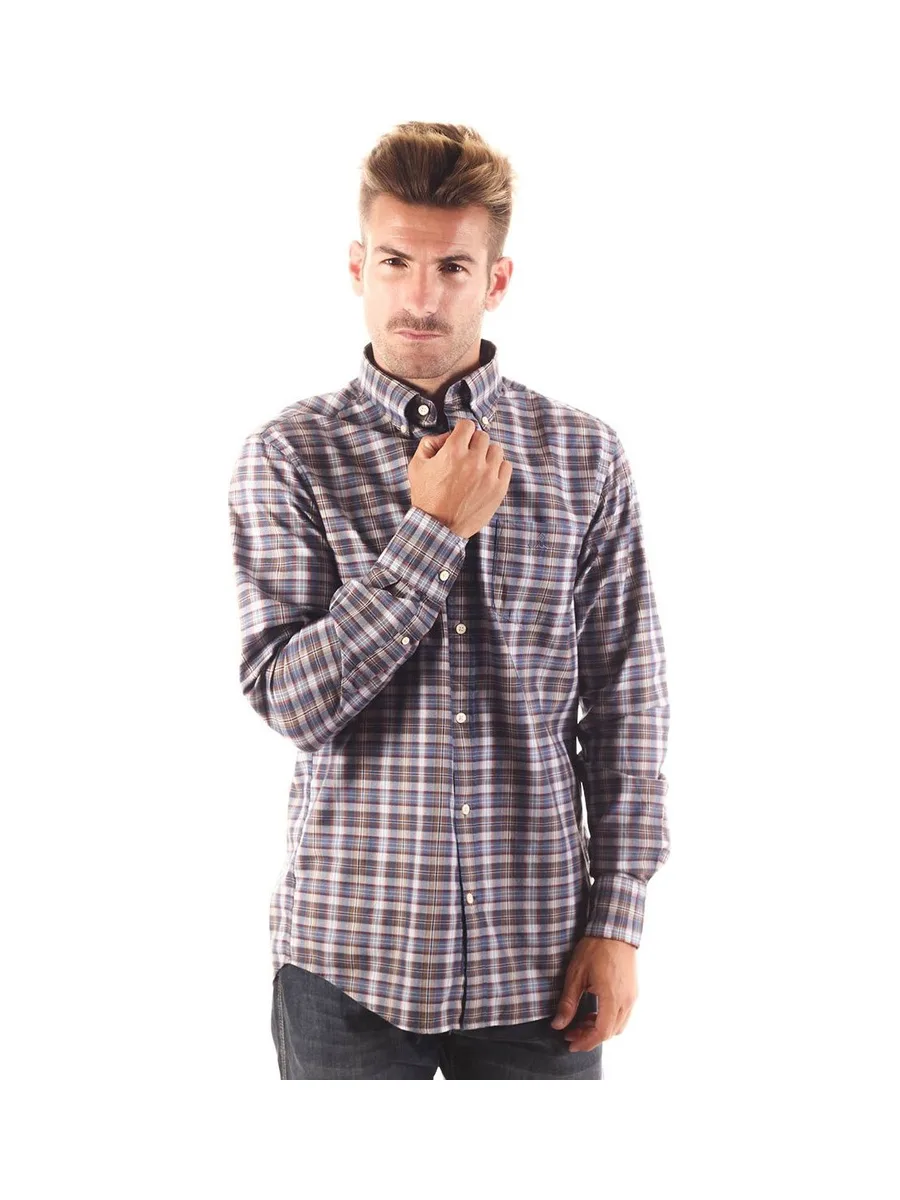 Chemise à carreaux indigo GANT 5