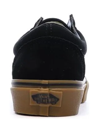 Baskets Noir/Marron Garçon Vans Old Skool 3