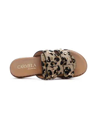 Sandales Noir/Marron Femme Carmela Brida 4