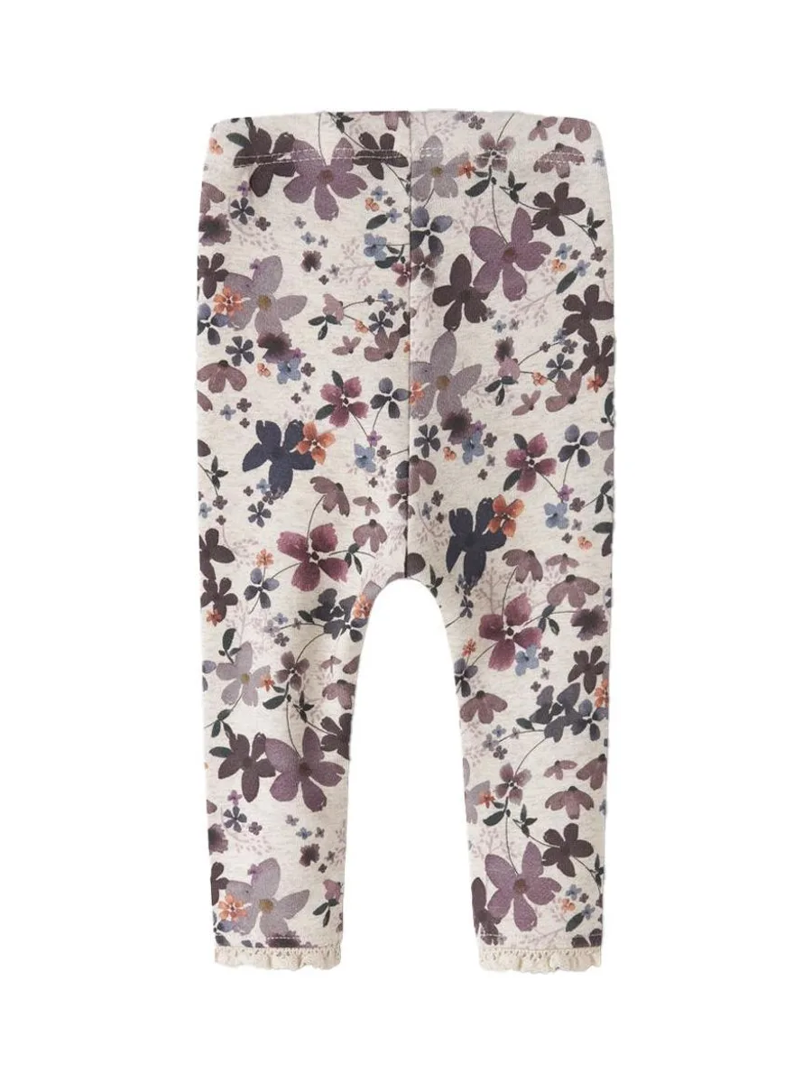 Legging Gris/Mauve Fille Name it Aline 3