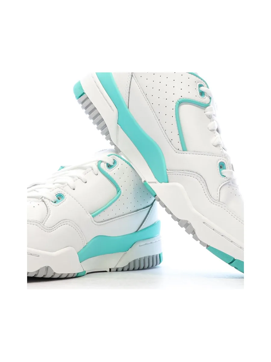 Baskets Blanches/Turquoises Homme Le Coq Sportif Nineties 8