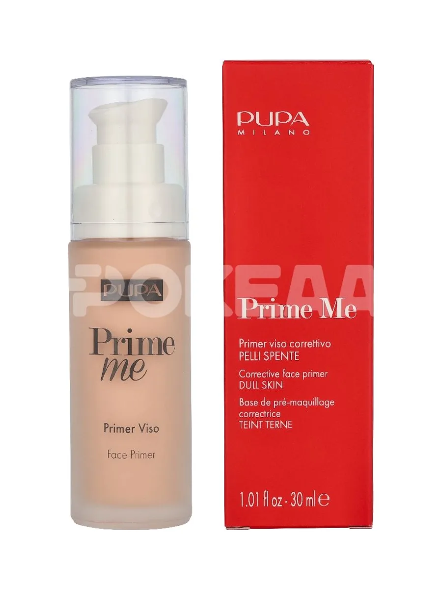 Pupa Prime Me Corrective Face Primer 30ml - #005 Peach - Dull Skin 1