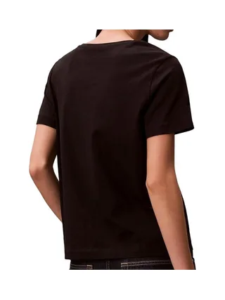 Lot de 2 T-shirts Noir/Rose Calvin Klein Jeans Monologo 3