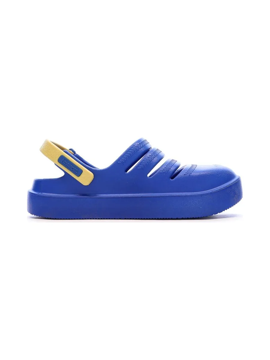 Sandales Bleu/Jaune Garçon/Fille Havaianas Clog 2