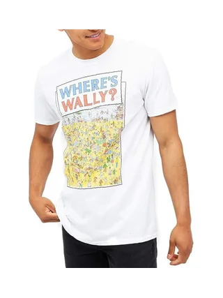 T-Shirt Blanc Homme Wheres Wally Beach 1