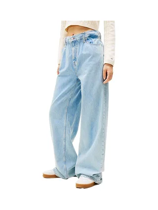 Jean Ample Bleu Femme Tommy Hilfiger Paperbag 1