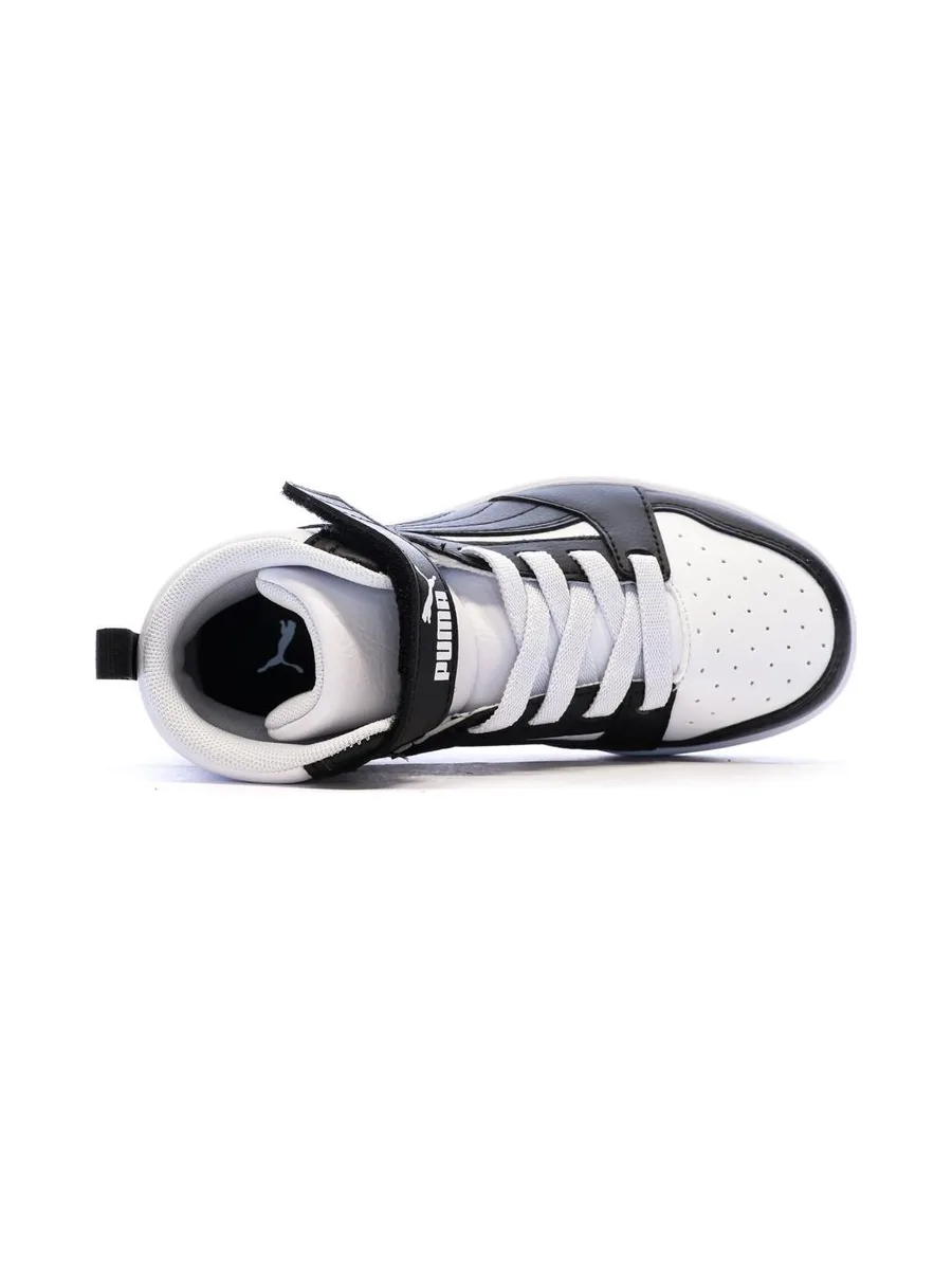 Baskets Blanc/Noires Garçon Puma Rebound 5