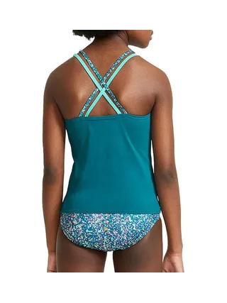 Maillot de bain 2 pièces Bleu Fille Nike Spiderback Tankini 2