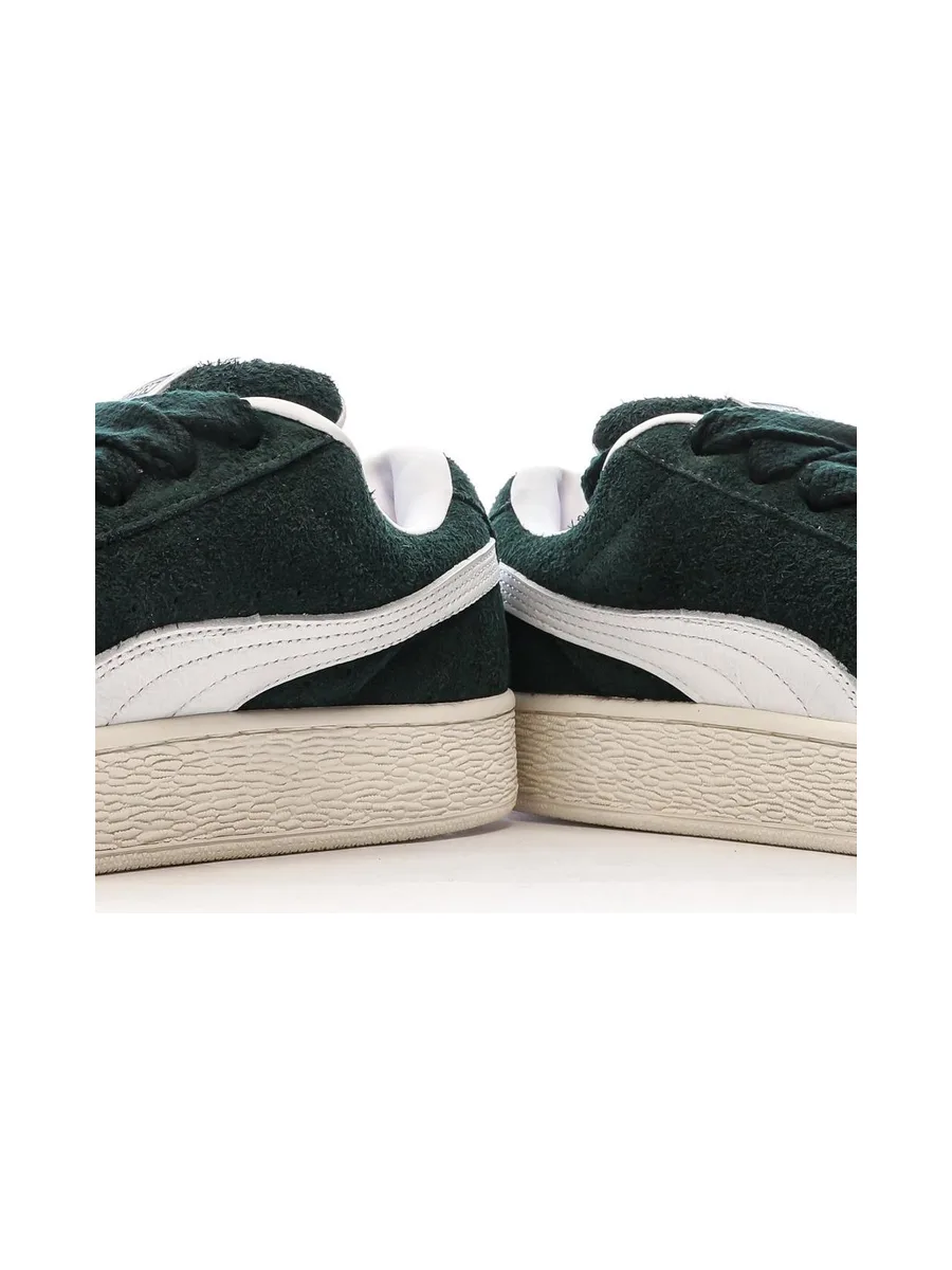 Baskets Vertes/Beiges Homme Puma Suede Xl Hairy 8
