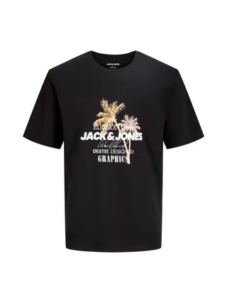T-Shirt Noir Garçon Jack & Jones Jjgradient 1