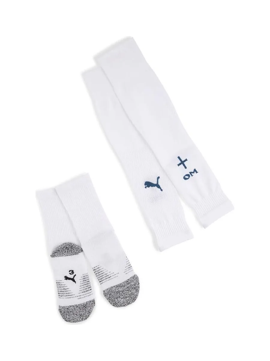 OM Chaussettes de Foot Blanches Puma 24/25 2