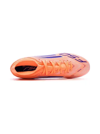 Chaussures de Foot Orange Adidas F50 League Mid FG/MG 4