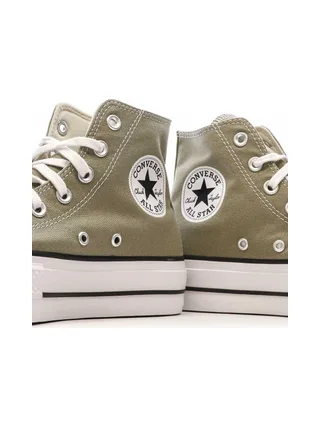Baskets Kaki Femme Converse Chuck Taylor All Star Lift A07571C 7