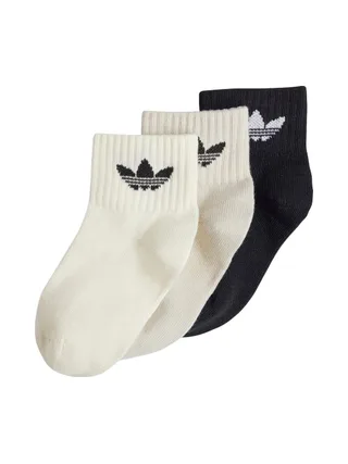 x3 Paires de Chaussettes Beiges/Noir Bébé Adidas Kids Ankle 1