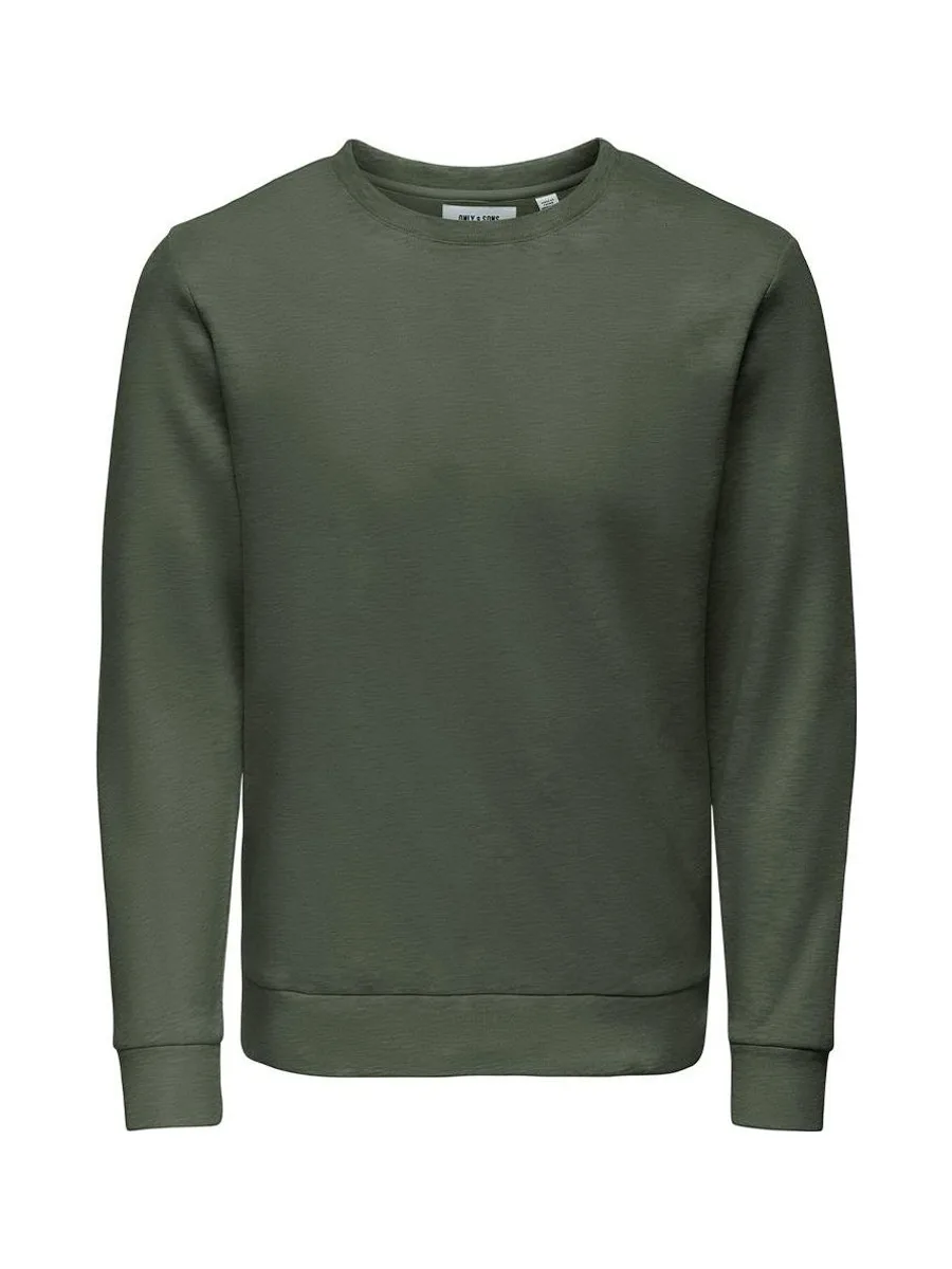 Sweat Vert Foncé Homme Only & Sons Chase 2
