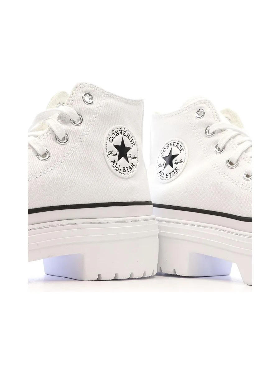 Baskets Blanches Femme Converse All Star Lugged A10364C 8