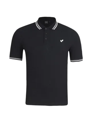 Polo Noir Homme Kaporal Rayo 1