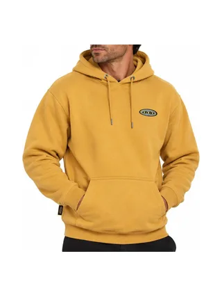 Sweat à Capuche Jaune Homme DDP 1DD 1