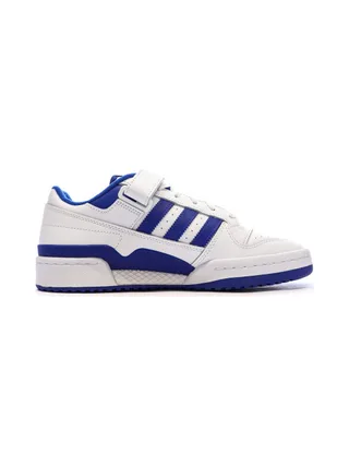 Basket Blanc/Bleu Homme Adidas Forum Low 2