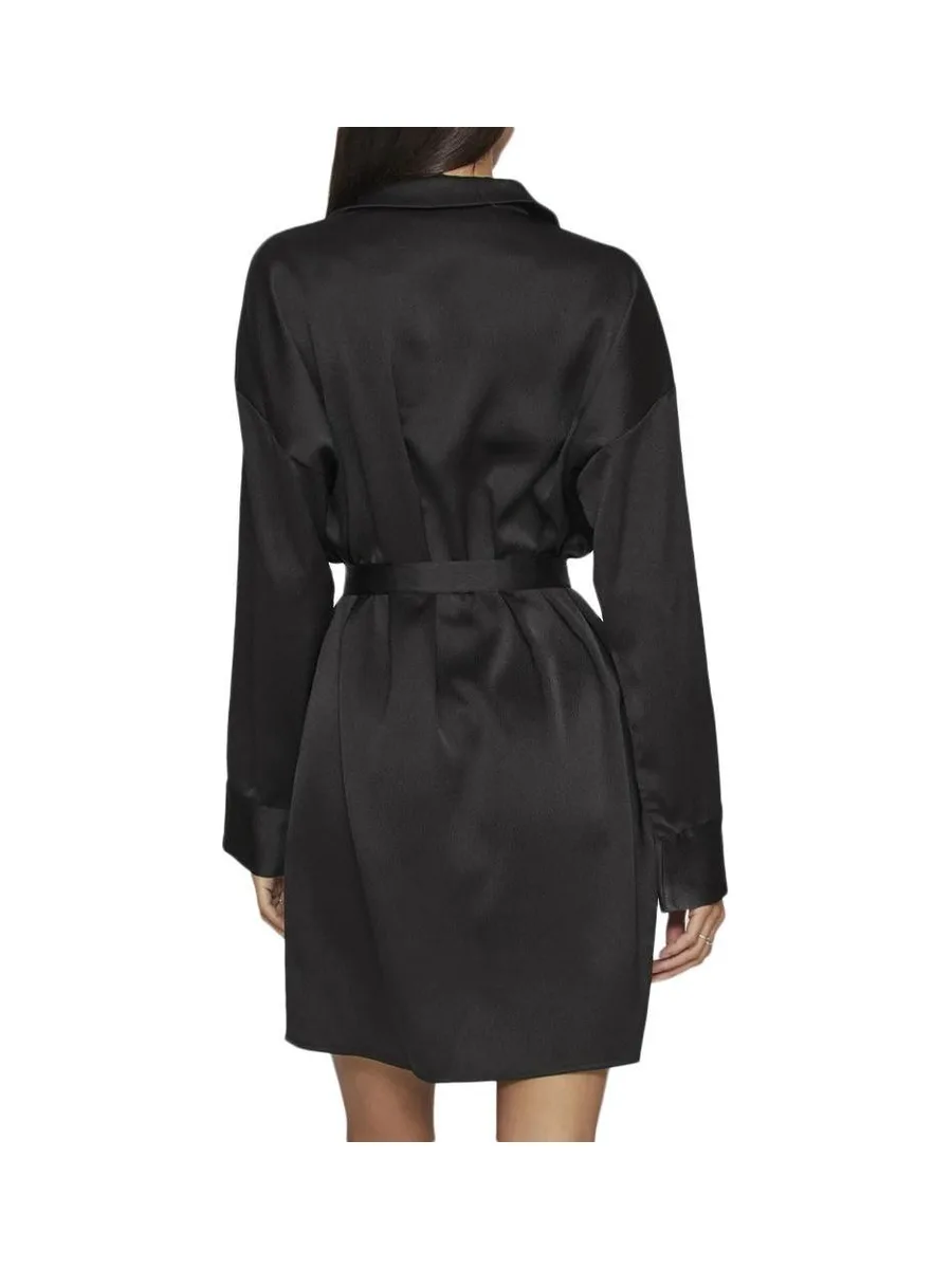 Robe Noir Femme Vila Vimedina Rose 3