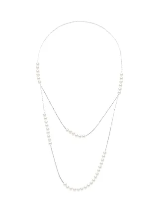 Sautoir Véritables Perles d'Eau Douce 5-6 mm — Argent 925 Millièmes — 75 cm 1