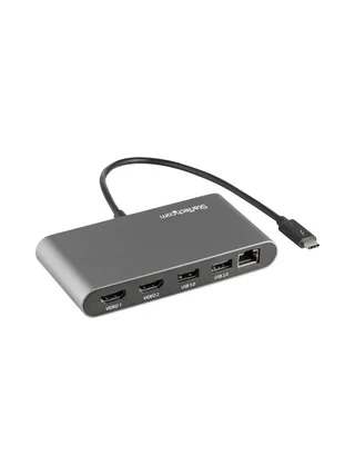 Thunderbolt 3 mini dock x2 HDMI monitors 4