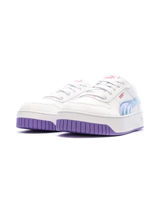 Baskets Blanc/Violet Fille Puma Carina Street Bouncy 6