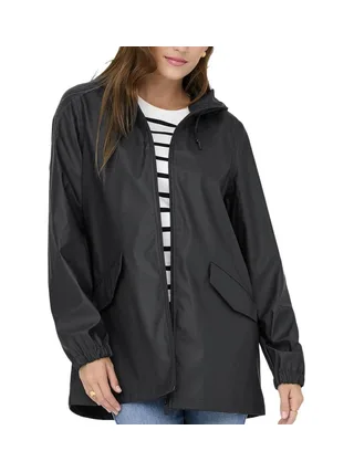 Veste Imperméable Noir Femme JDY Raincoat 1