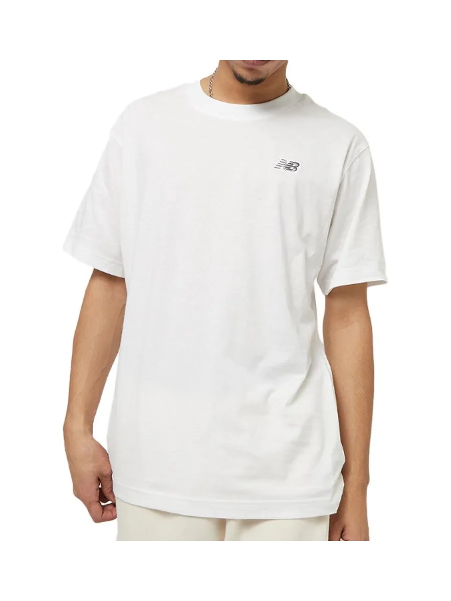 T-Shirt Blanc Homme New Balance Sport Essentials1 2