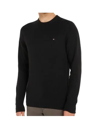 Pull Noir Homme Tommy Hilfiger Pima MW0MW28046 1