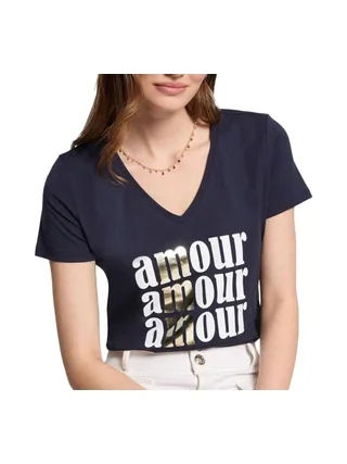 T-shirt Noir Femme Morgan DAMOUR 931 1