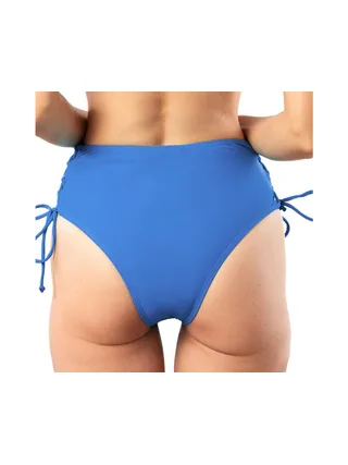 Bas de Bikini Bleu Roi Femme Sun project Tanga Haut - Taille 2