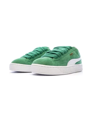 Baskets Verte Femme Puma Suede XL 6