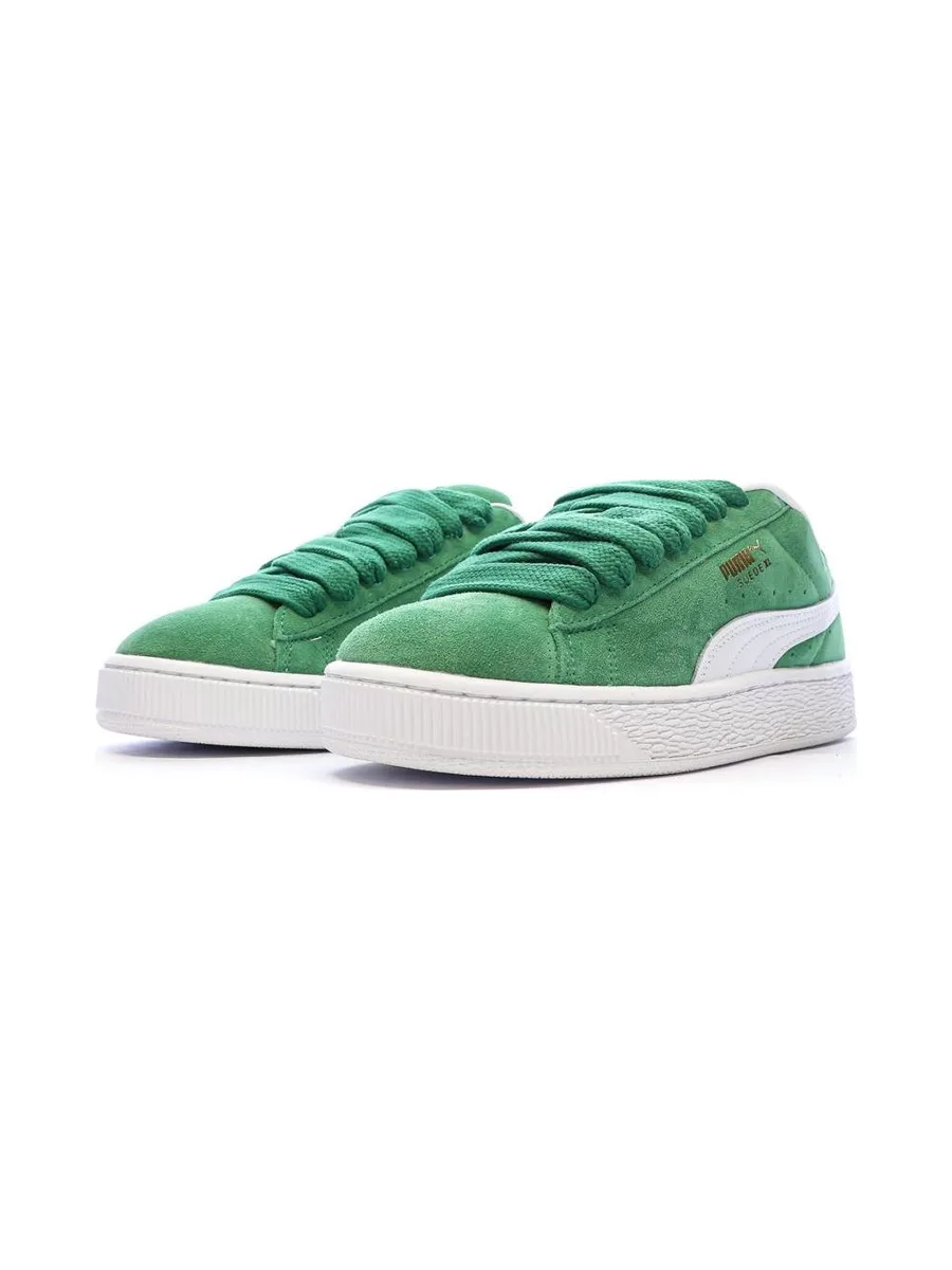 Baskets Verte Femme Puma Suede XL 7