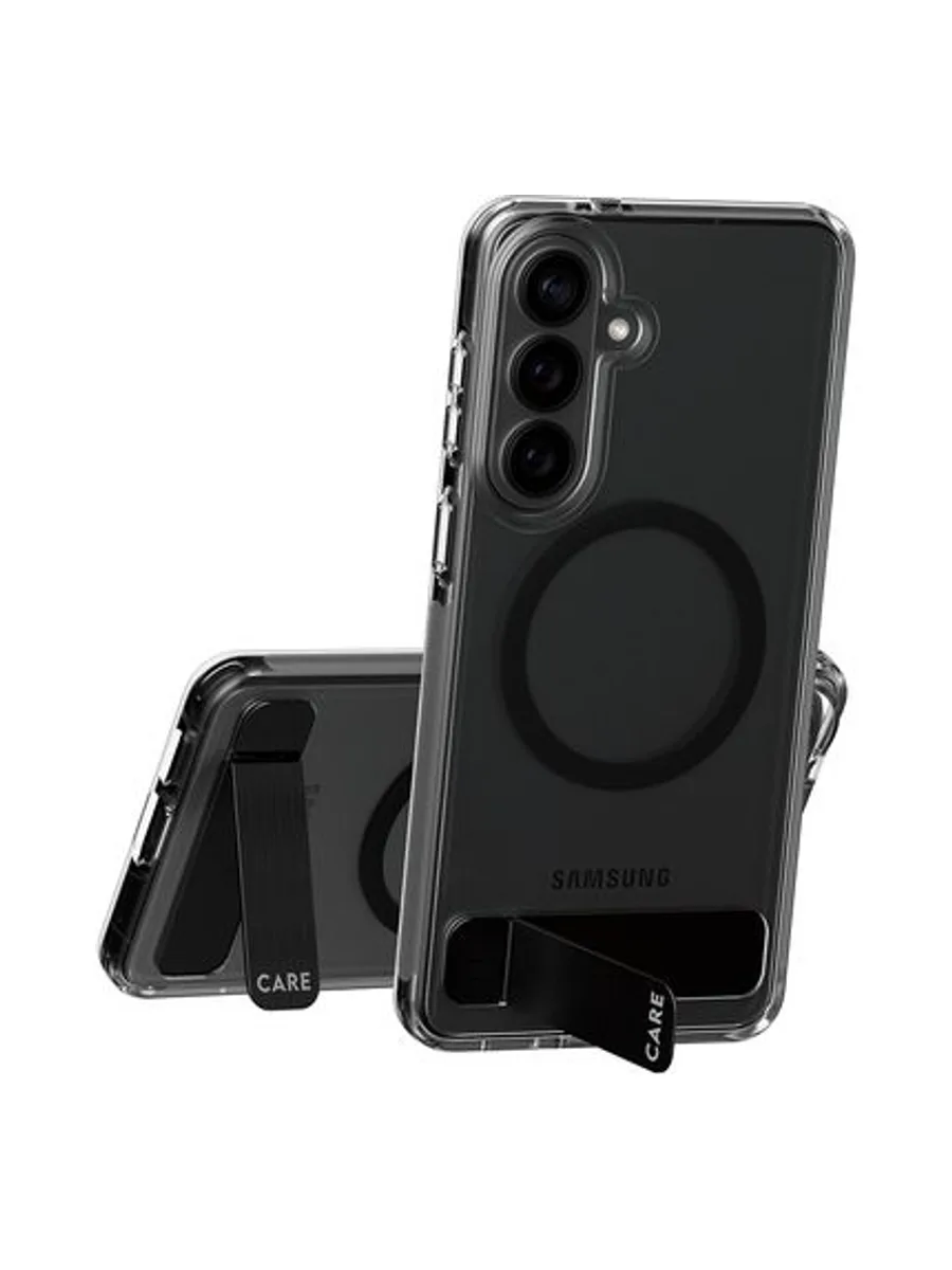PG CARE Samsung S26+clear/black Kicks QI 5